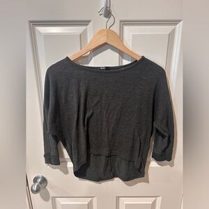 Y2k Dark Gray Cropped top size small